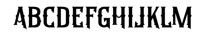 Batnight Halloween Font UPPERCASE