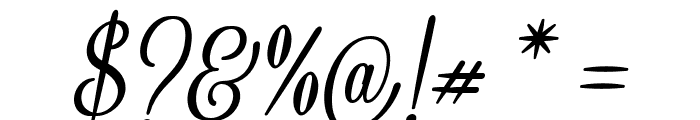 BattallionScriptItalic Font OTHER CHARS