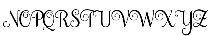 Battegirn Font UPPERCASE