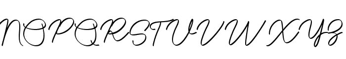 Battoh script Regular Font UPPERCASE
