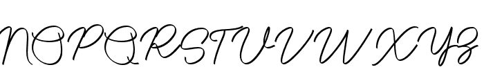 Battohscript-Regular Font UPPERCASE