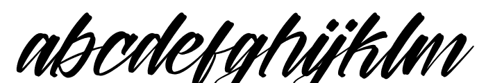 Battrich Delighta Italic Font LOWERCASE