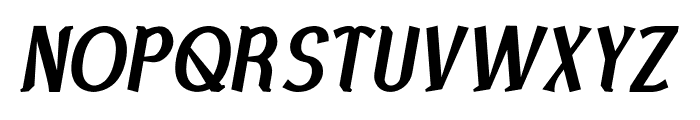 Batubara Bold Italic Font UPPERCASE