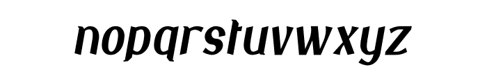 Batubara Italic Font LOWERCASE