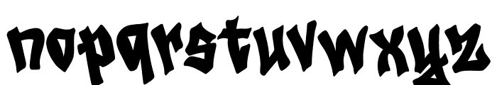 Batwing Ghost Font LOWERCASE
