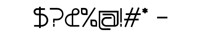 Bauhau-Regular Font OTHER CHARS