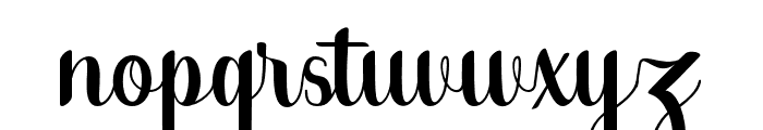 Bauthicia Font LOWERCASE