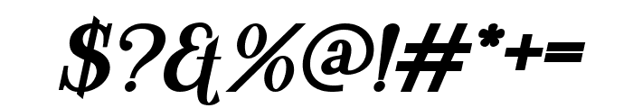 Bavarian Bold Italic Font OTHER CHARS