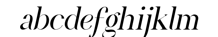 Bavarian Italic Font LOWERCASE