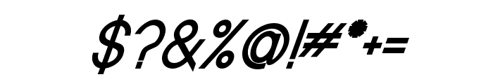 Baver Avalone Bold Italic Font OTHER CHARS