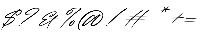 Baverley Astone Regular Font OTHER CHARS