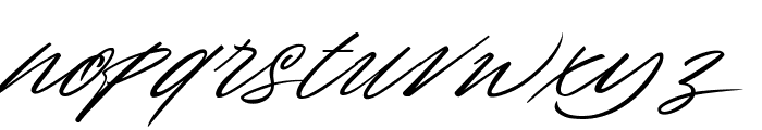Baverley Astone Regular Font LOWERCASE
