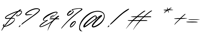 BaverleyAstone-Regular Font OTHER CHARS