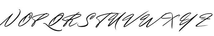 BaverleyAstone-Regular Font UPPERCASE