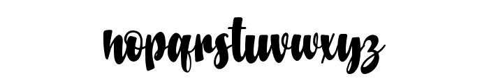Baverline-Regular Font LOWERCASE