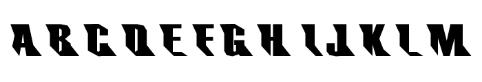 Baxhow Font UPPERCASE