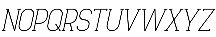 Baxley Medium Italic Font UPPERCASE