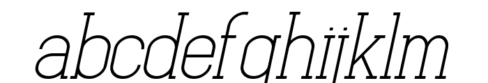 Baxley Medium Italic Font LOWERCASE