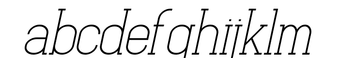 Baxley Regular Italic Font LOWERCASE