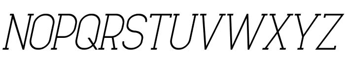 Baxley Semi Bold Italic Font UPPERCASE