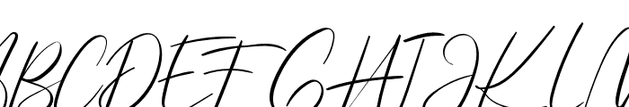 Bayleigh Signatures Font UPPERCASE