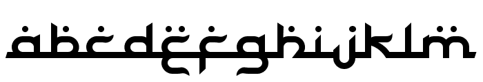 Bayram Regular Font LOWERCASE