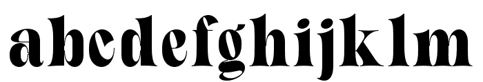 Bazaruto Expanded Font LOWERCASE