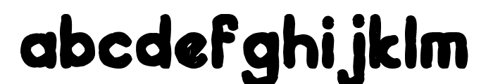 Bazka Bold Font LOWERCASE