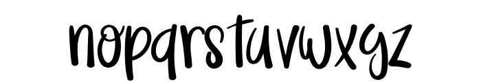 Be With You Font LOWERCASE