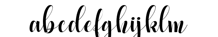 BeHappy-Regular Font LOWERCASE