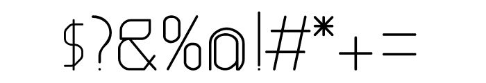 BeLati-Regular Font OTHER CHARS