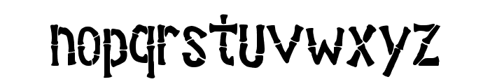 Beach Bamboo Regular Font LOWERCASE