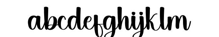 Beach In Valentine Font LOWERCASE