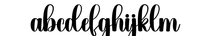 Beach Shine Font LOWERCASE