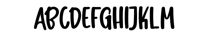 Beach Surly Font LOWERCASE