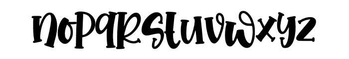 Beach story Font LOWERCASE