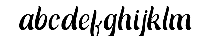 BeachHoliday Font LOWERCASE