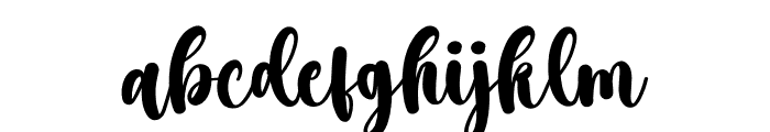 Beaching Font LOWERCASE