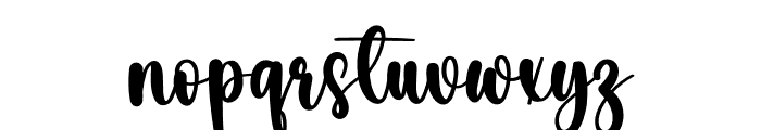 Beaching Font LOWERCASE