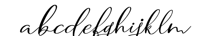 Beachy Girl Italic Font LOWERCASE