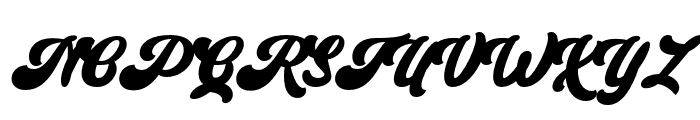 Beadly-Regular Font UPPERCASE