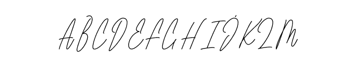 Beam Visionary Signature Font UPPERCASE