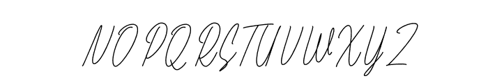 Beam Visionary Signature Font UPPERCASE
