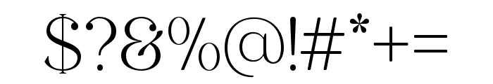 Beamoflight-Regular Font OTHER CHARS