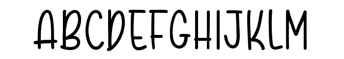 BearHunterRegular Font UPPERCASE