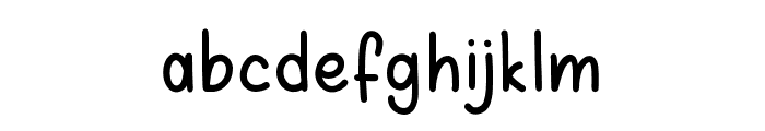 BearHunterRegular Font LOWERCASE