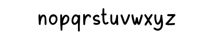 BearHunterRegular Font LOWERCASE