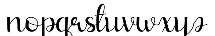 Beard Font LOWERCASE