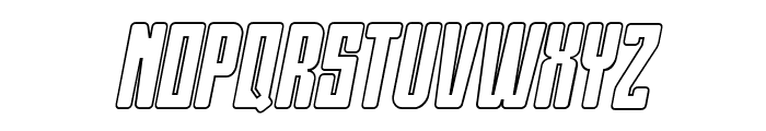 BeardmanOutline-Italic Font UPPERCASE