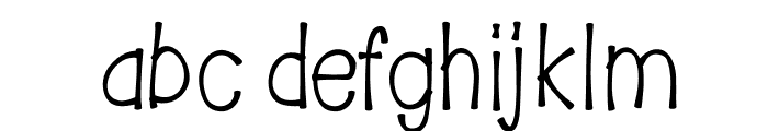 Bearhug Font LOWERCASE